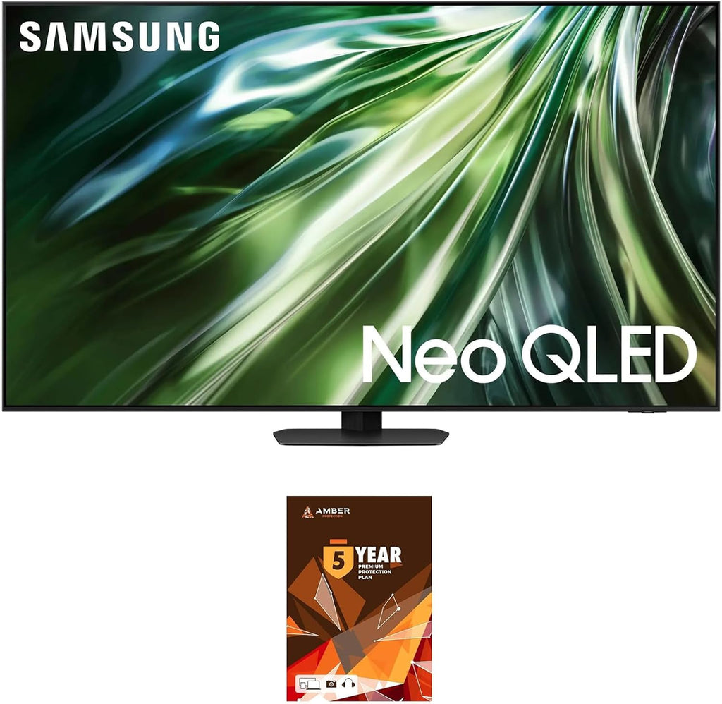 Samsung QN55QN90DAFXZA 55 Inch Neo QLED TV with 4K AI Upscaling and 3 Year Amber Protection Plan (2024)