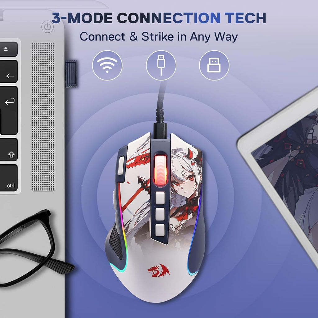 Redragon K719 Gaming Keyboard and M612 PRO Mouse