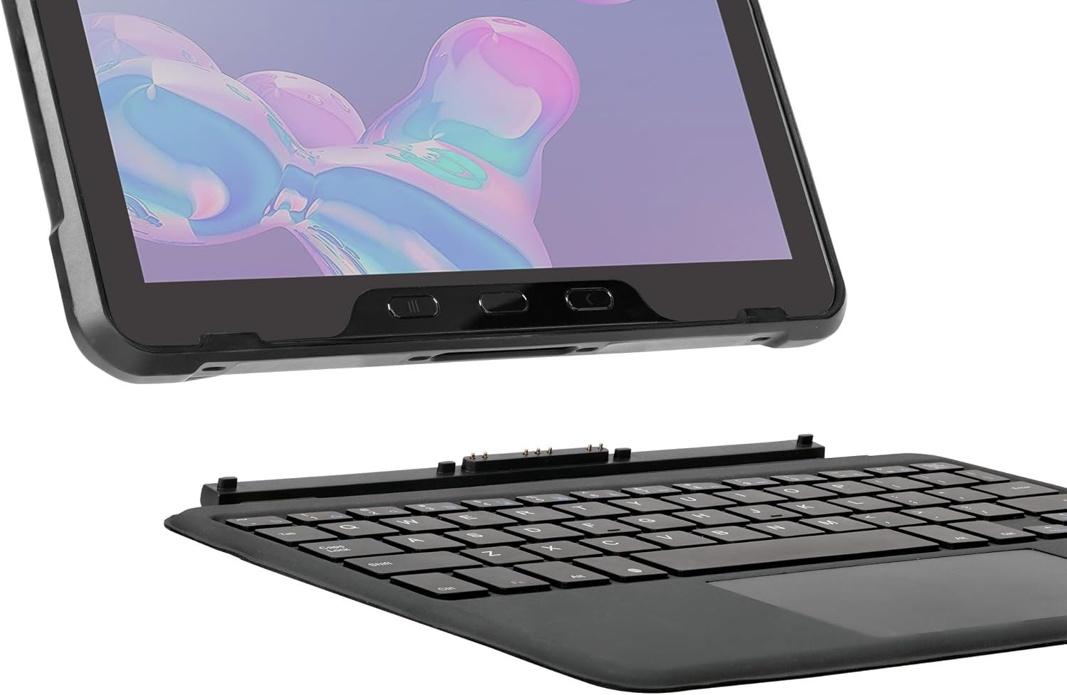 Samsung Tab Active4 Pro Magnetic Keyboard, Rugged, Slim Design, Matte Black Finish, (GP-JKT636TGBBW)...ONLY Works with Tab Active4 Pro Case to Function.Made by Targus