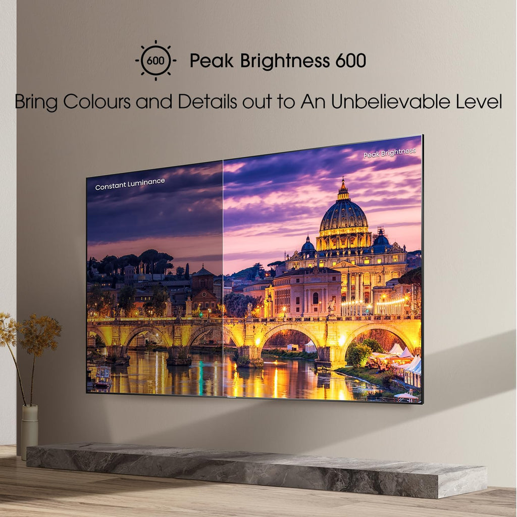 Hisense 65' Class U6 Series ULED 4K UHD Smart Fire TV (65U6HF, 2024) - QLED, Full Array Local Dimming, 600-Nit, Dolby Vision HDR 10+, HDMI 2.1, MEMC, 240 Motion Rate with VRR, Alexa Compatibility