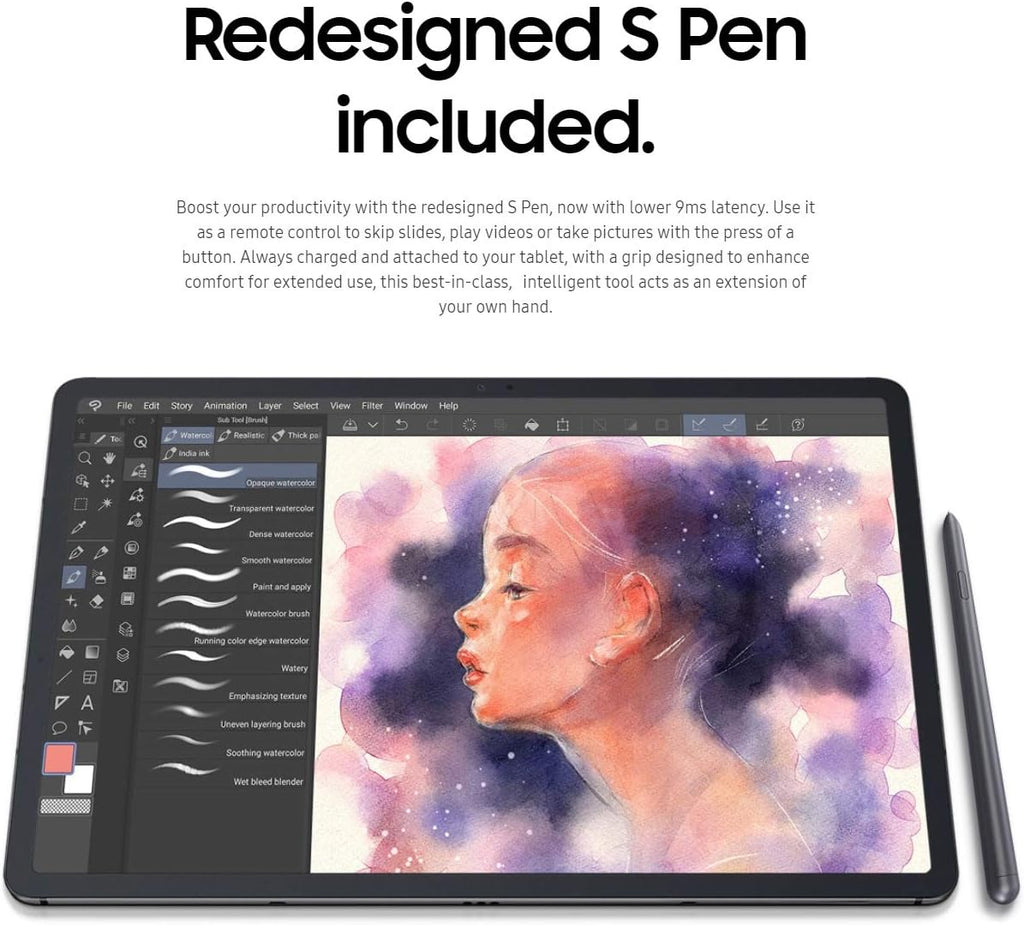 SAMSUNG Galaxy Tab S7 11-inch Android Tablet 128GB Wi-Fi Bluetooth S Pen Fast Charging USB-C Port, Mystic Navy (Renewed)