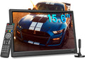 Feihe 15.6 inch Small Kitchen TV with ATSC Tuner/HDMI/USB/AV, Built-in TV Steel Stand and Remote Control for Bedroom,RV,Camping,Outdoor or Office