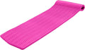 TRC Recreation Serenity 1.5' Thick Vinyl Coated Foam Swimming Pool Float Mat Adult Lounger with Built-in Roll Pillow
