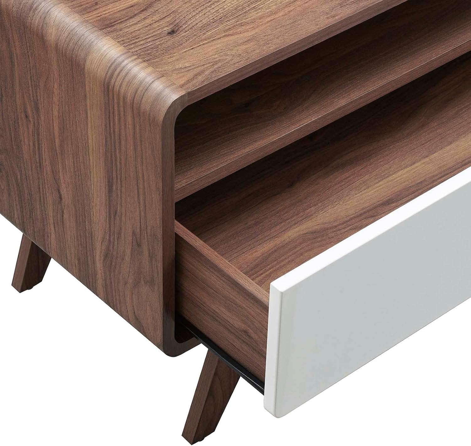 Modway Transmit Entertainment-Stands, 60 Inch, Walnut White