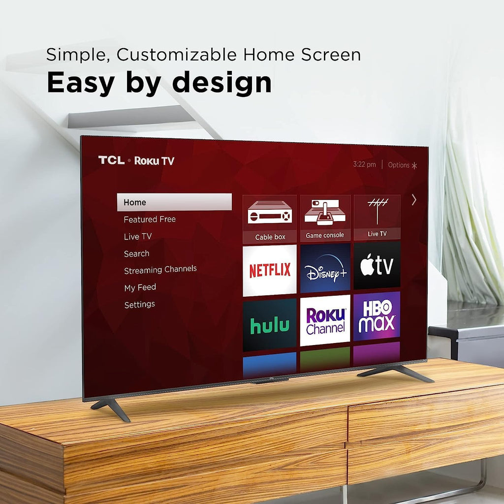 TCL 65' Class 4-Series 4K UHD HDR Smart Roku TV – 65S455