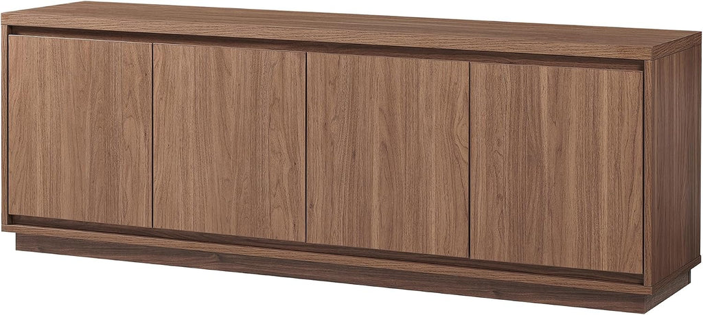 Henn&Hart Presque TV Stand, 68' Wide, Walnut