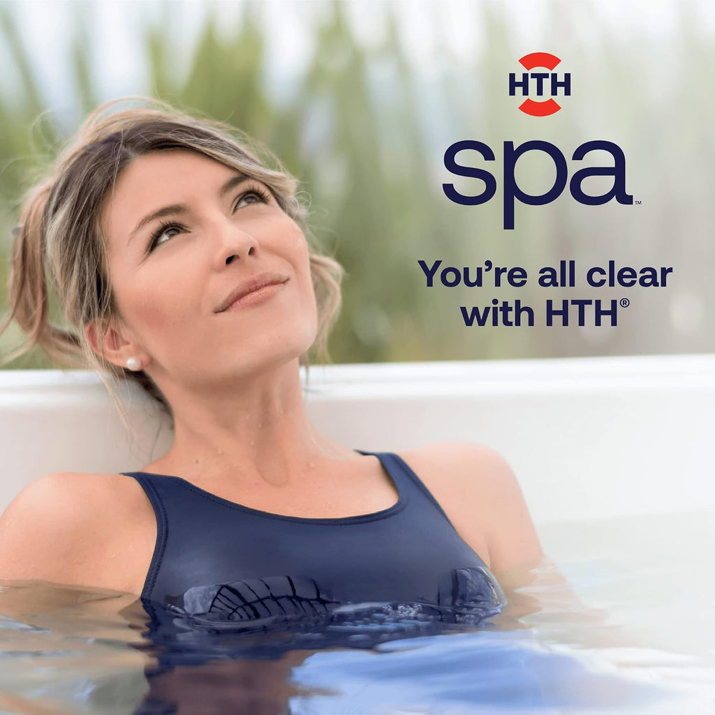HTH Spa 86134 Clear Chlorinating Sanitizer, Spa & Hot Tub Chemical Controls Bacteria and Algae, 2.25 lbs (Pack of 6)