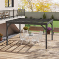 12 x 10 ft Wood Pergola Quality Solid Wood Gazebo Pavilion for Backyard Deck Patio Outdoor Pergola Grape Trellis Grill Gazebo, Strong Sturcture,Snow and Wind Supported(Grey)