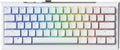 Ducky One X Mini Wireless 60% Inductive Keyboard: Tri-Mode, Rapid Trigger, Linear Inductive Switches, Gasket-Mount Quack Mechanics+ 7-Layer Dampening, High-Density PBT Doubleshot Keycaps, US, White