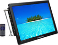 Trexonic Portable Rechargeable 14 Inch 720p LED TV with HDMI, SD/MMC, USB, VGA, AV in/Out and Built-in Digital Tuner