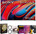 Sony BRAVIA 9 K65XR90 65' 4K HDR QLED Mini-LED TV (2024) Bundle with Deco Gear 4K HDMI 2.0 Cable w/Copper Conductors x2 + Premiere Streaming & CPS Exclusive 26 Month Protection (BEACH-CPS-263000)