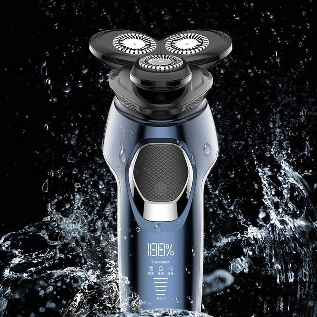 Electric Shavers for Men, Electric Razor Dry Wet Waterproof Mens Facial Shaver, Face Shaver Cordless Travel USB Rechargeable with Beard Trimmer LED Display for Shaving Husband Dad
