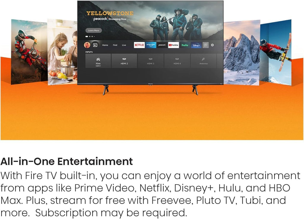 Hisense 50' Class U6HF Series (50U6HF, 2025) ULED 4K UHD Smart Fire TV, Voice Remote with Alexa, QLED, Full Array Local Dimming, Dolby Vision, HDR 10+, Quantum Dot for Enhanced Color, Game Mode Plus