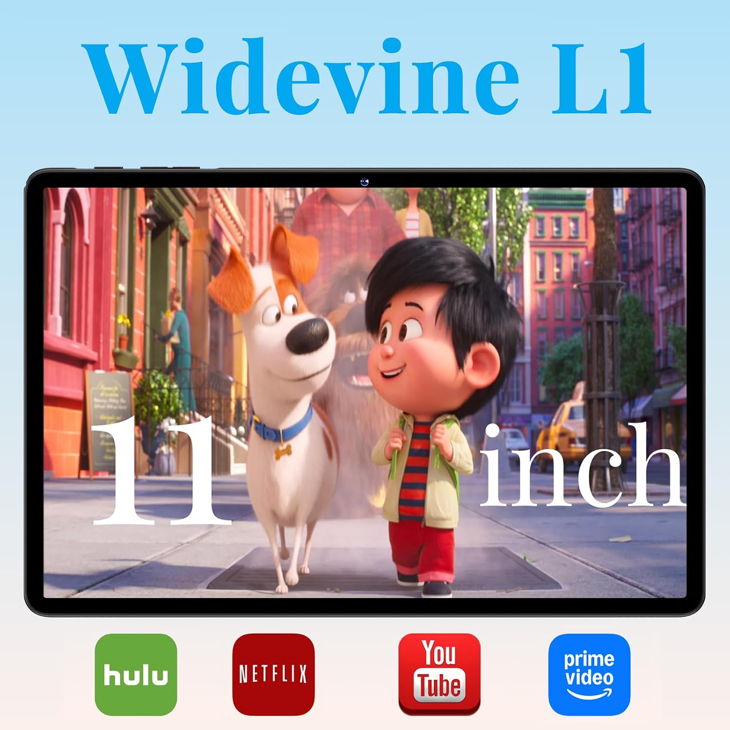 11 Inch Tablet, 2026 Android 15 Tablets with Octa Core, 24GB+256GB, 13+5MP Camera, Electronics Tablets with Widevine L1, 8000mAh Battery, 5G WiFi, GPS, HD IPS Display, 1TB Expand, BT 5.0 -Metal Black