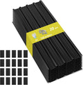 Metal Roof Panels - 20 Pcs Corrugated Pergola Roofing Panels Heavy Duty Waterproof Tin Roofing Materials for Shed Gazebo Patio Garages 42.52x17.7in, Black