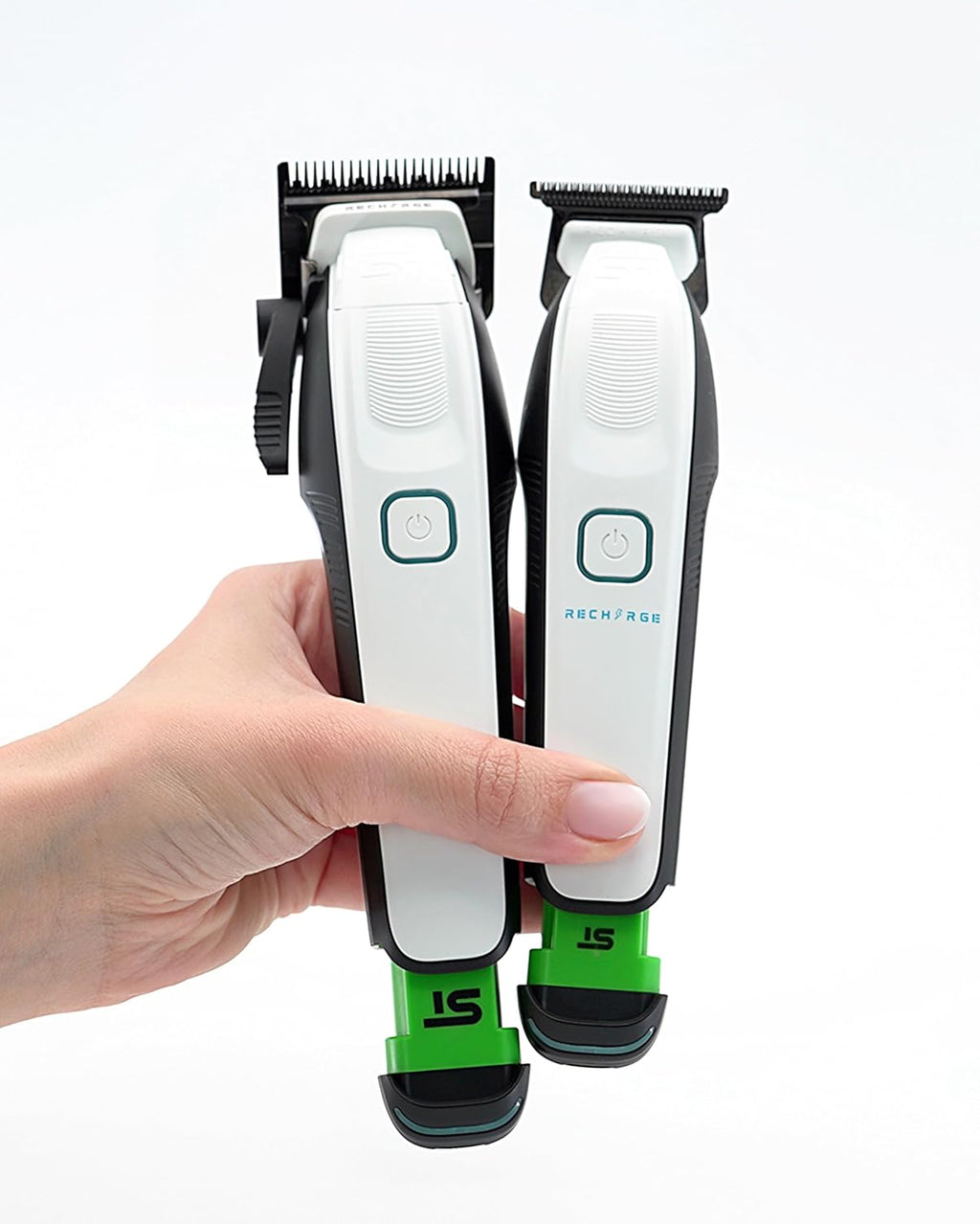Supreme Trimmer 3-in-1 Recharge Hair Clipper, Beard Trimmer & Crunch Foil Shaver Combo | Removable Batteries, Smart USB Charging Base, Master Barber Set | STB775 + STF602
