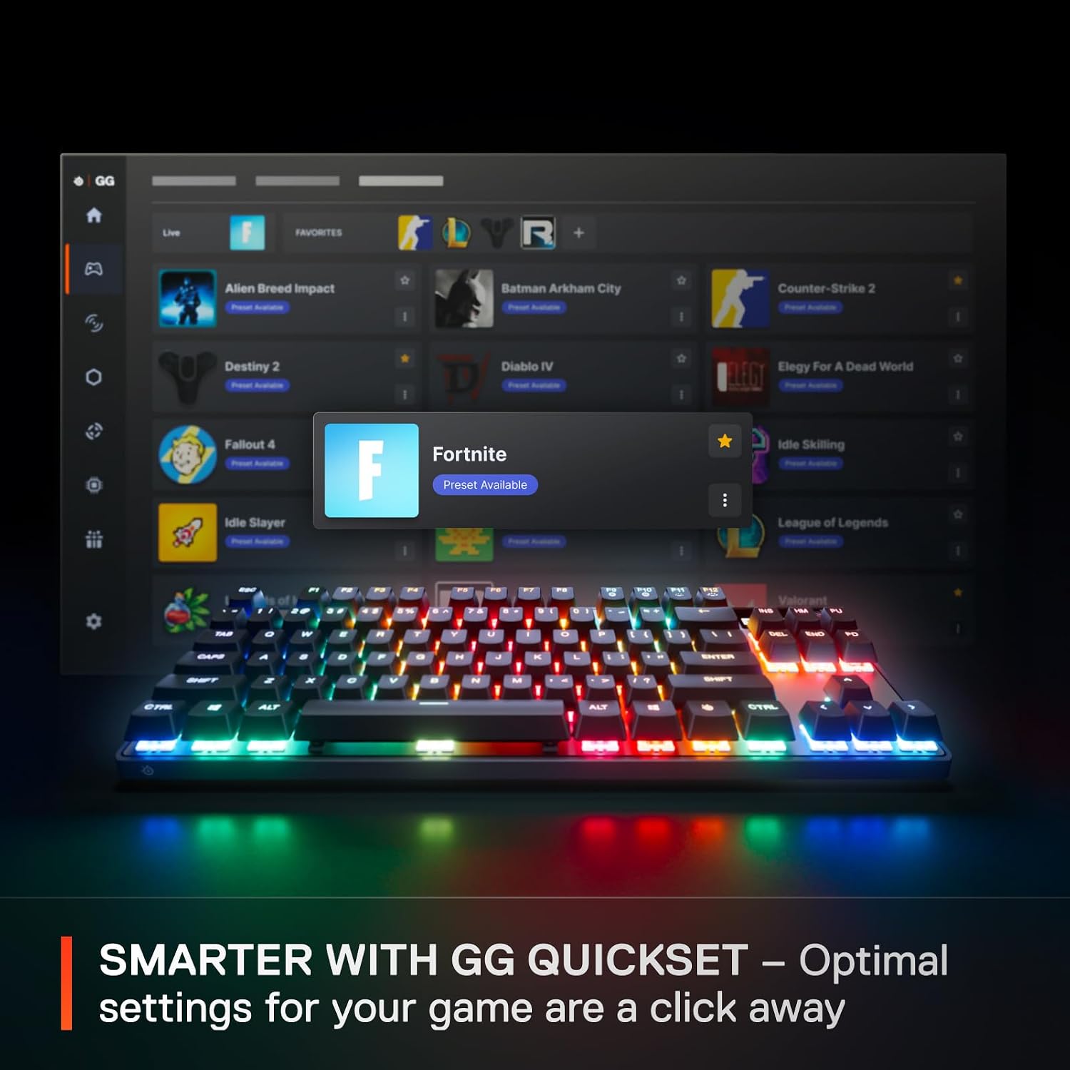 SteelSeries Apex Pro TKL Wireless Gen 3 OmniPoint 3.0 HyperMagnetic Switches — Adjustable Actuation — Rapid Trigger — Game-Ready Presets — Protection Mode — Rapid Tap/SOCD — Dual Wireless — OLED