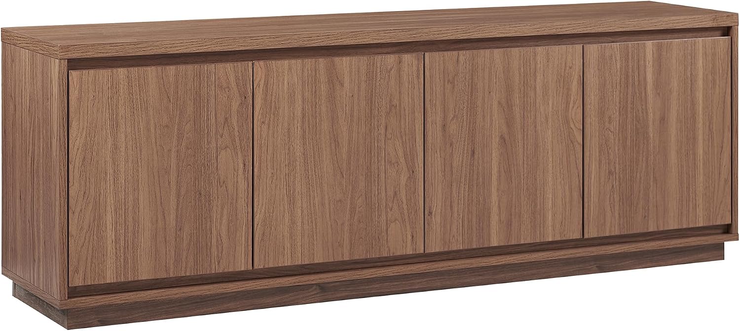 Henn&Hart Presque TV Stand, 68' Wide, Walnut