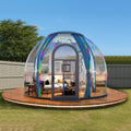Backyard Dome Tent, Clear Garden Dome Bubble Tent for Outside, Weatherproof Geodesic Gazebos & Pergolas for Outdoor