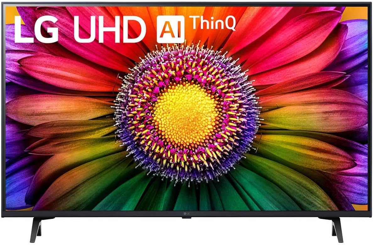 LG 43' UR8000 Series LED 4K UHD Smart webOS 23 w/ThinQ AI TV 43UR8000AUA