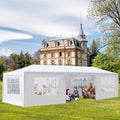 Outdoor Gazebo Canopy Wedding Party Tent Camping Shelter Commercial Instant Shelter Waterproof Tent with Removable Side Walls (Upgrade 10'x30' Seven Sides)