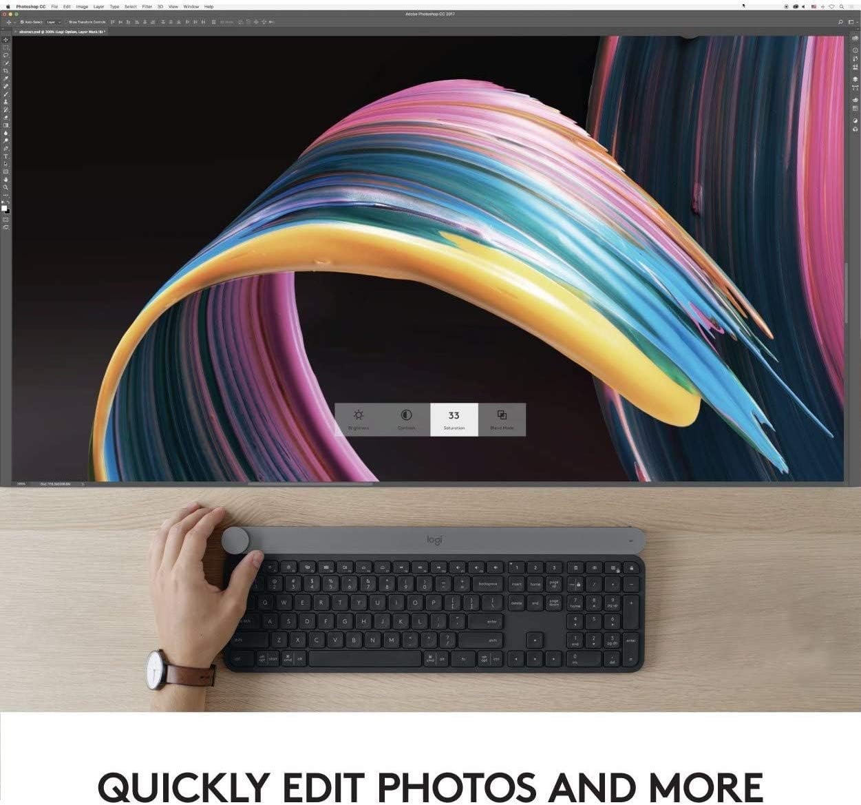 Logitech Craft Advanced Keyboard with Creative Input Dial