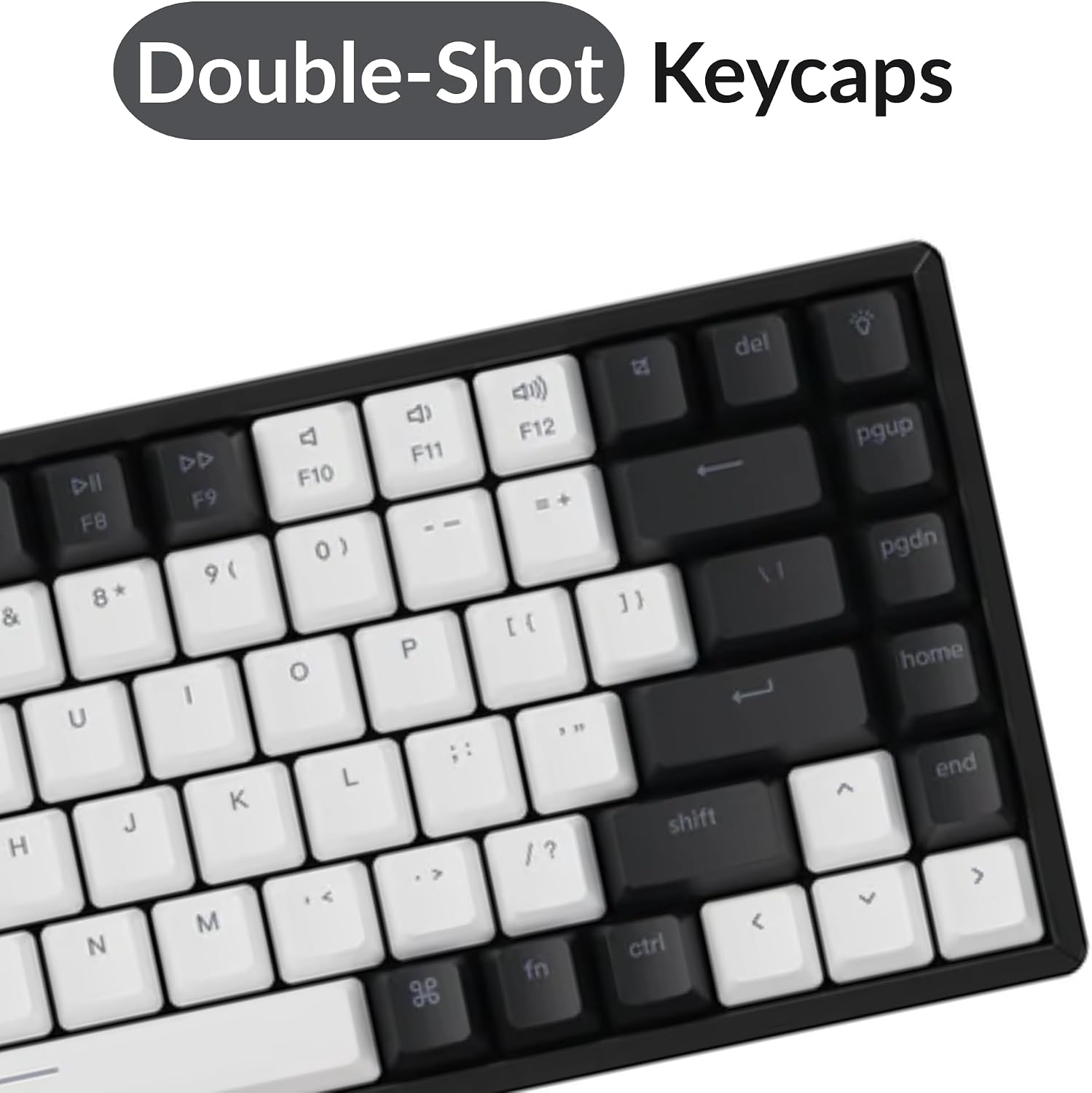 Keychron K2 75% Layout 84 Keys Hot-swappable Bluetooth Wireless/USB Wired Mechanical Keyboard with Super Banana Switch/Double-Shot Keycaps/RGB Backlight/Aluminum Frame for Mac Windows Version 2