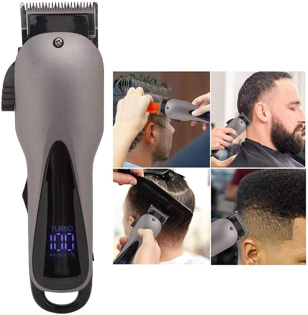 WEedsy Hair Clippers for Men Cordless - Professional Hair Trimmer Men's Hair Clipper for Hair Cutting Electric Barber Clippers Fade Buzzer Haircut Machine Beard Shaver Men's Grooming Kits with Guard