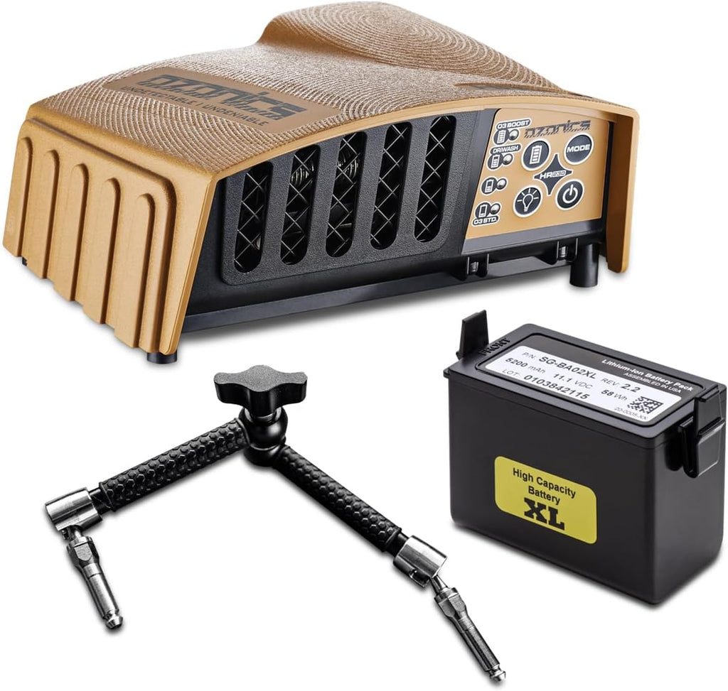 Ozonics HR230 Scent Eliminating Performance Bundle with Extended Battery and Smart Arm Mount
