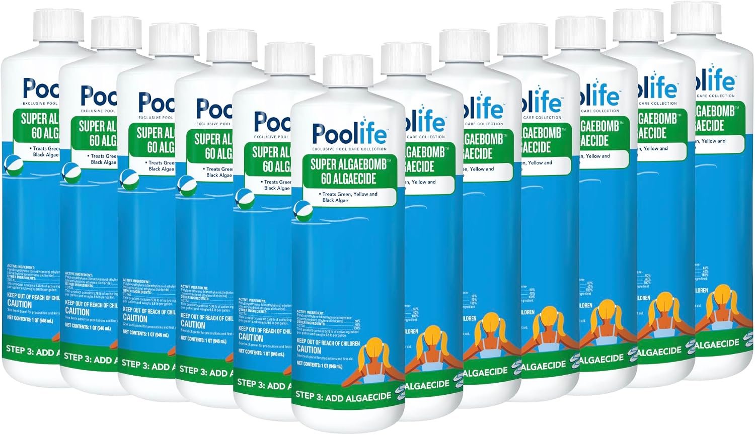 poolife Super Algae Bomb 60 (1 qt) (12 Pack)