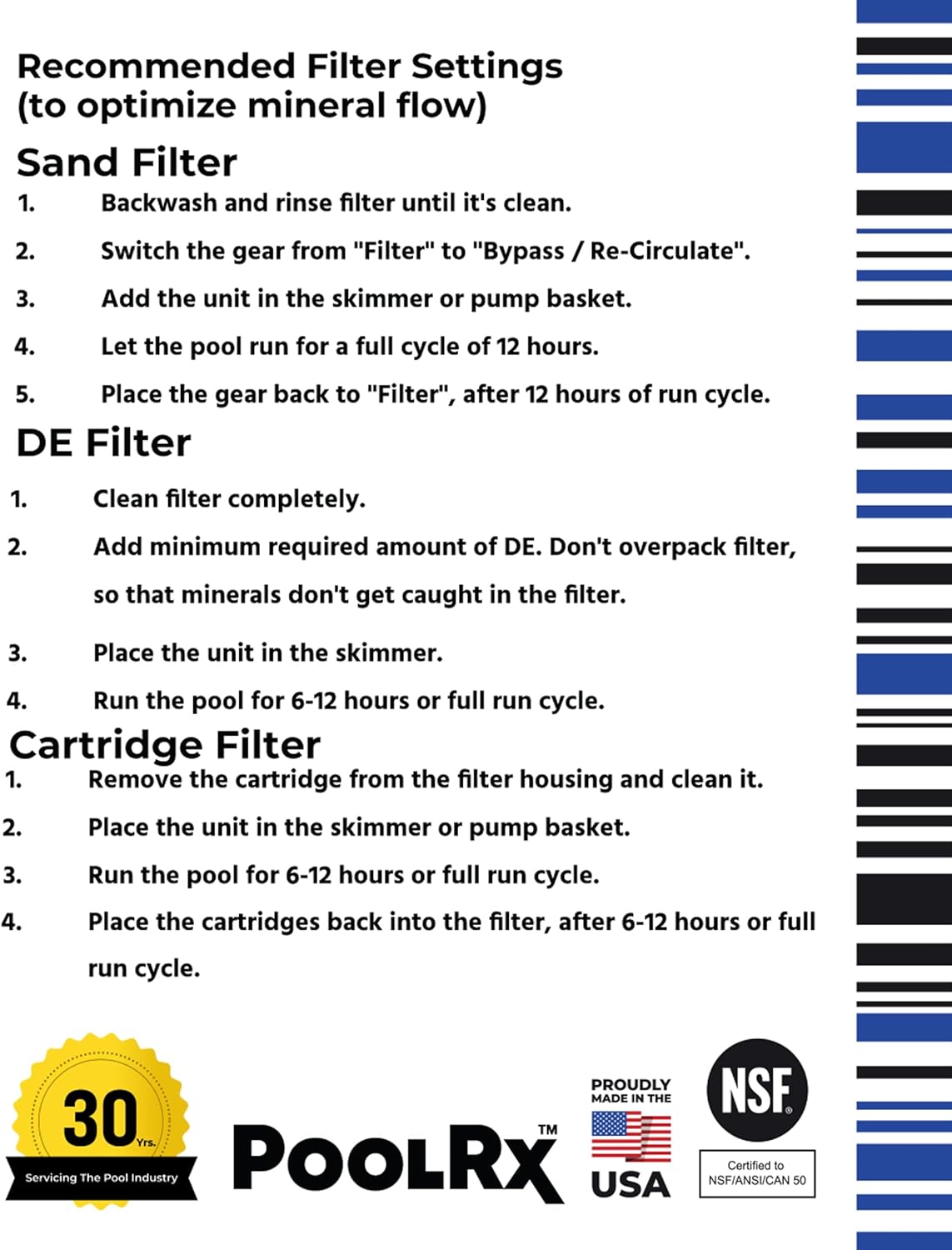 PoolRX+ Pool Unit 20k-30k gallons (4-Pack)