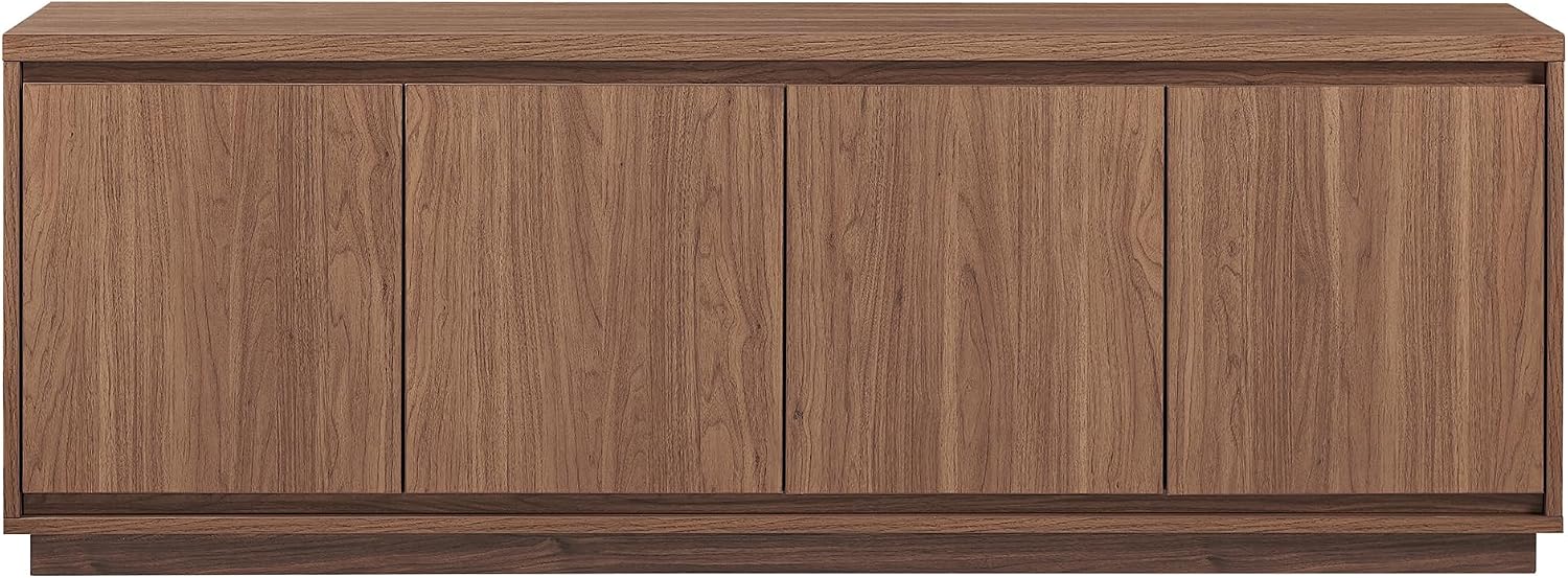 Henn&Hart Presque TV Stand, 68' Wide, Walnut