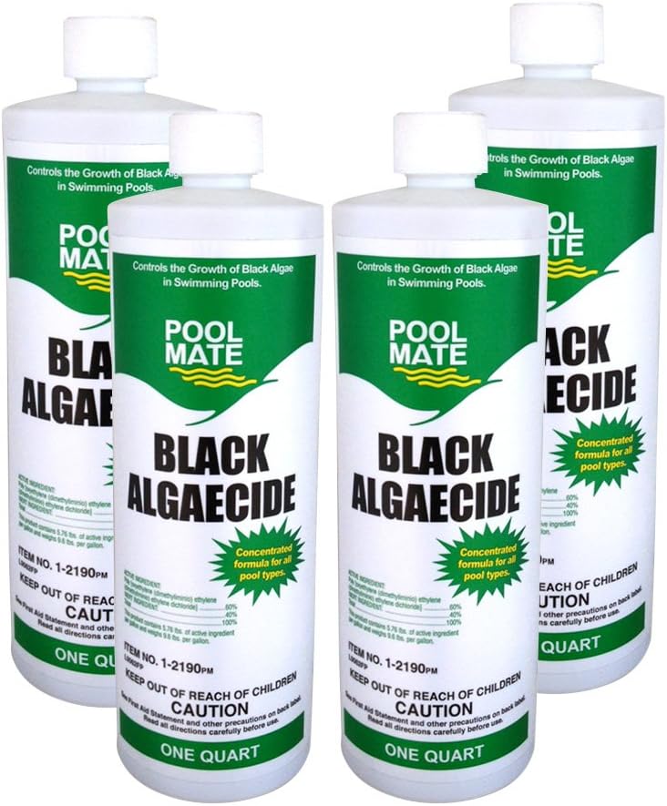 Pool Mate 1-2190-04 Black Pool Algaecide, 4-Pack