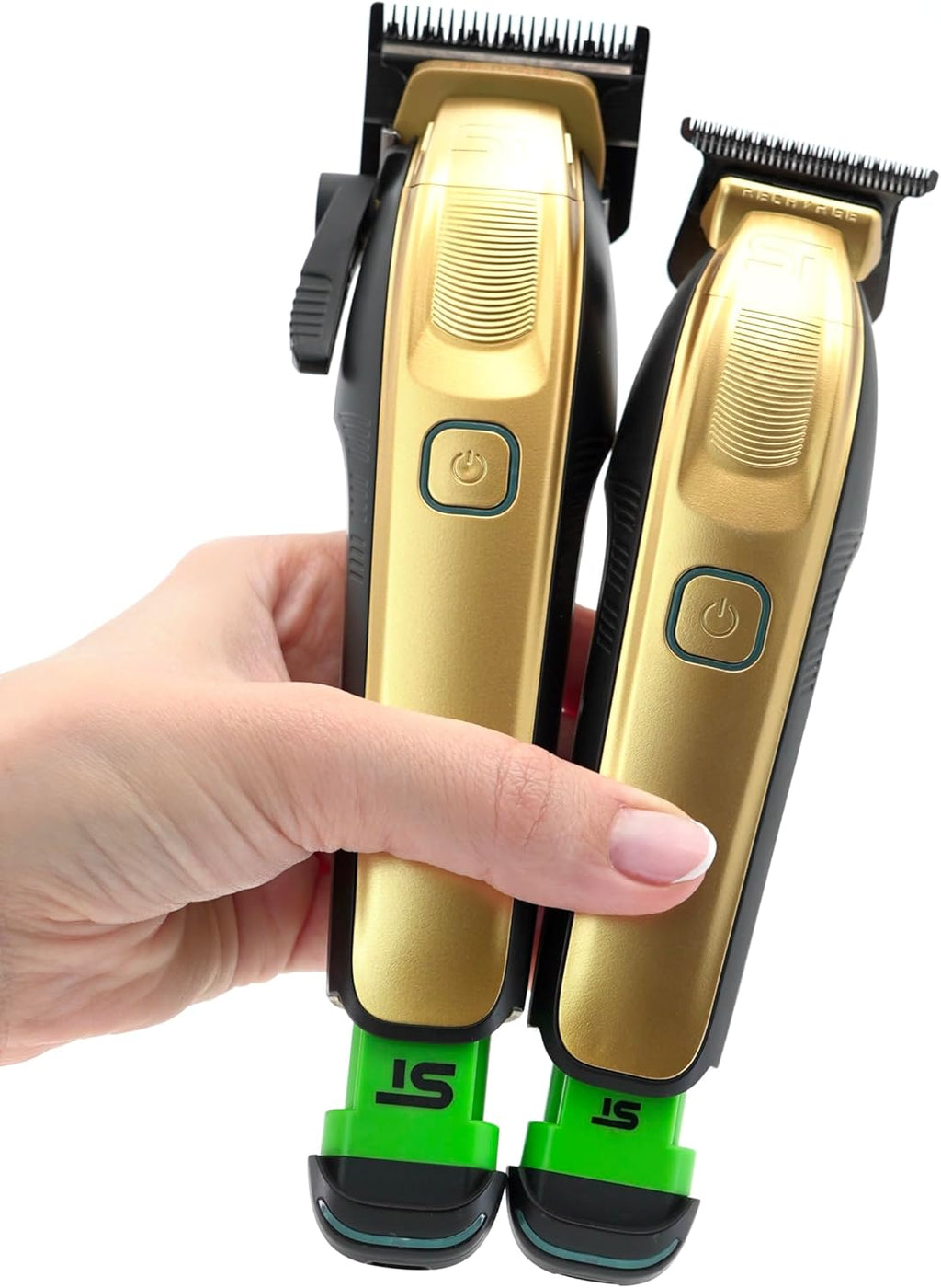 Supreme Trimmer 3-in-1 Recharge Hair Clipper, Beard Trimmer & Crunch Foil Shaver Combo | Removable Batteries, Smart USB Charging Base, Master Barber Set | STB775 + STF602