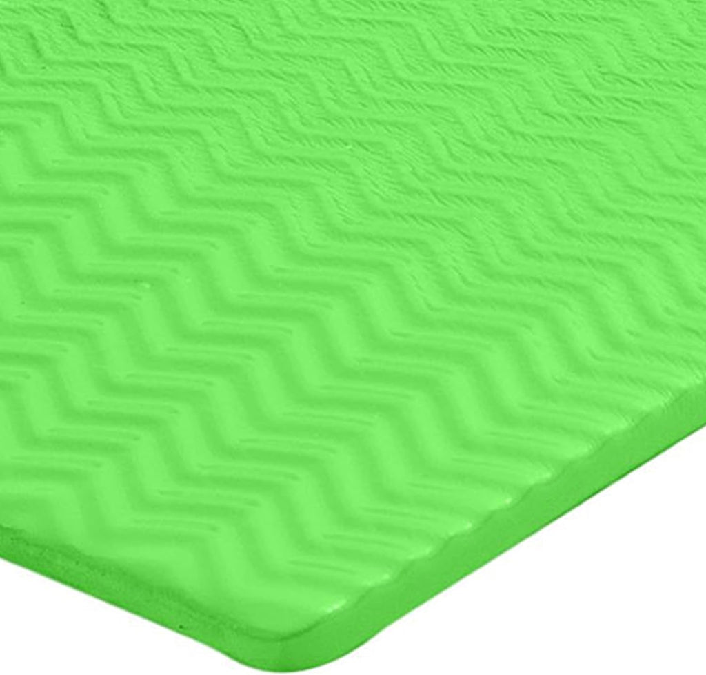 TRC Recreation Serenity 1.5' Thick Vinyl Coated Foam Swimming Pool Float Mat Adult Lounger with Built-in Roll Pillow