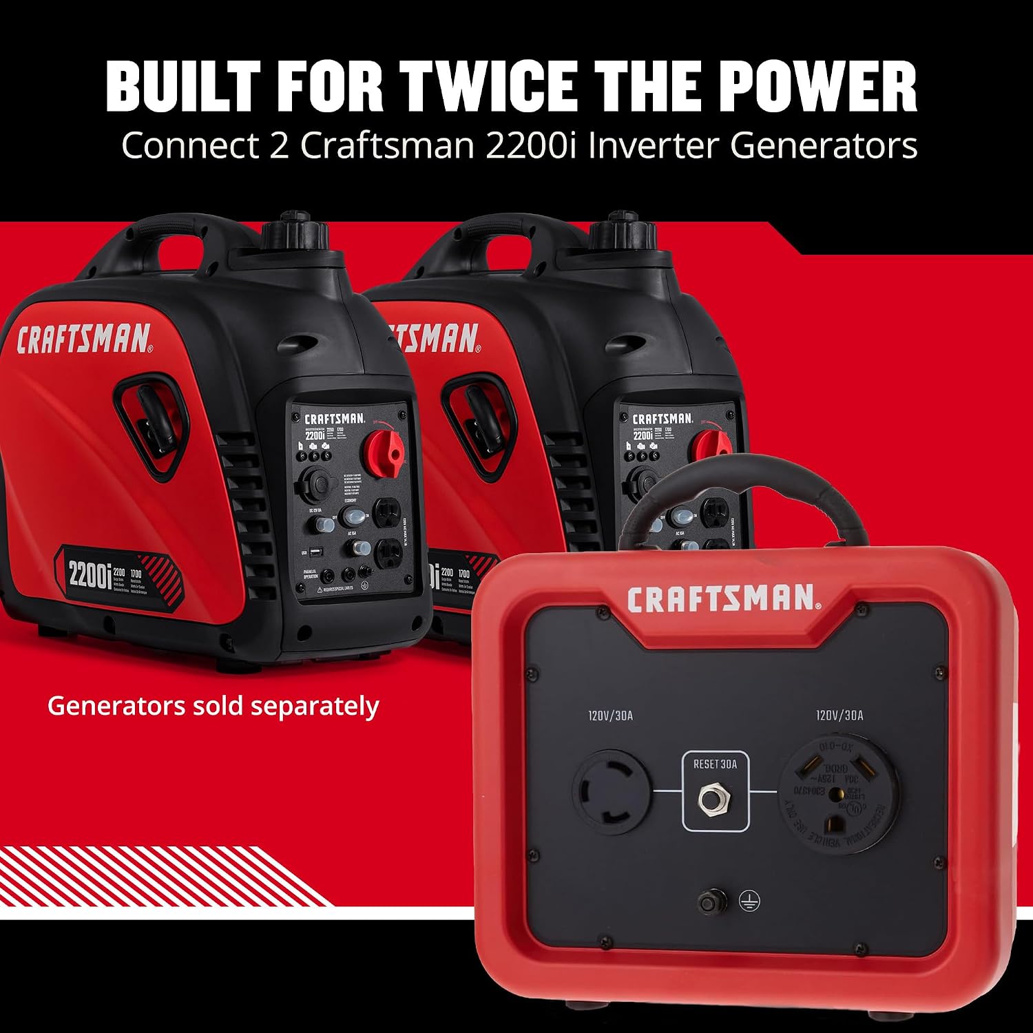 Craftsman 2200 Parallel Kit for Doubling Power - Unleash Full Potential of Your Inverters and Meet Higher Output Demands