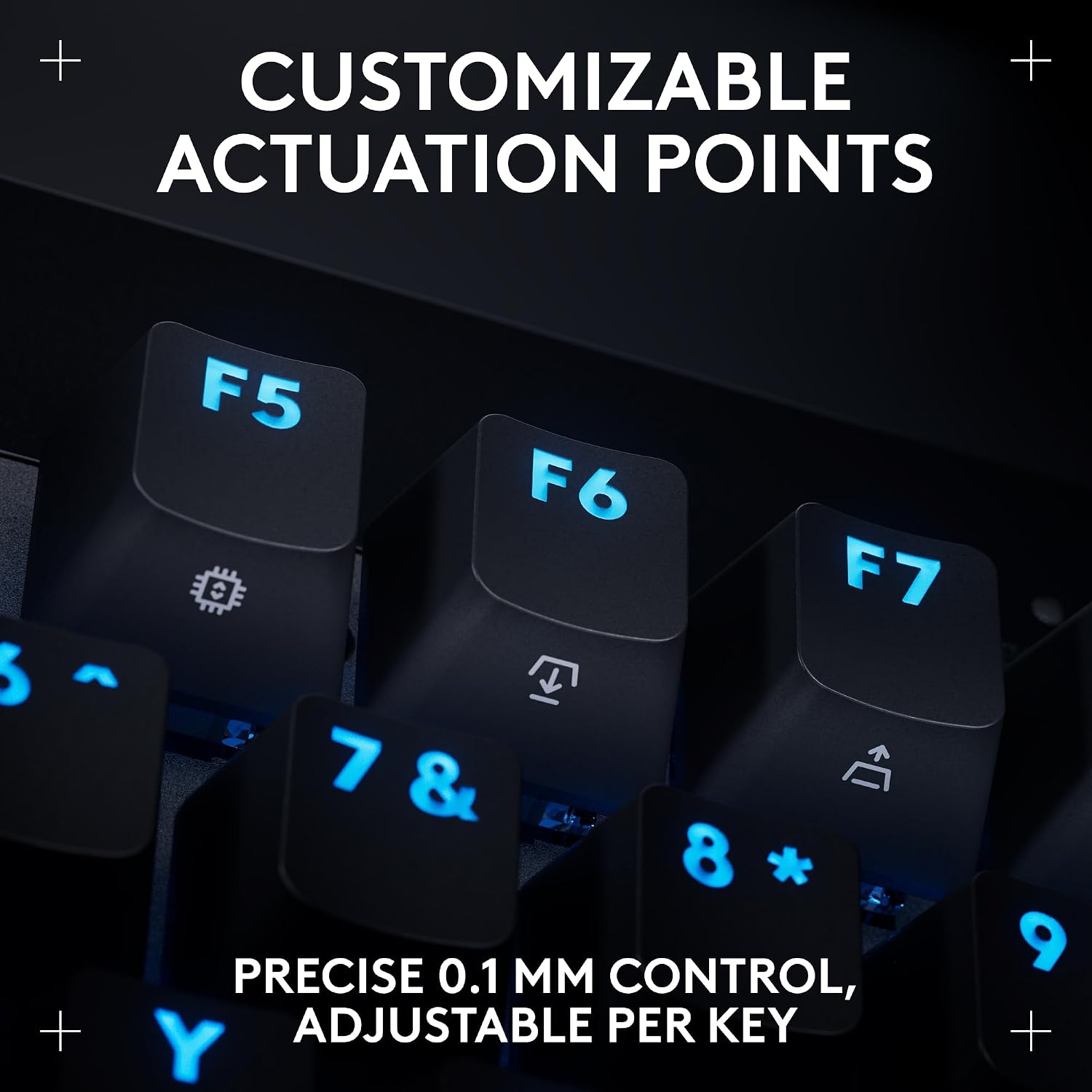 Logitech G PRO X TKL Rapid (Tenkeyless) Wired Gaming Keyboard: Magnetic Analog Switches with Rapid Trigger, Lightsync RGB, Detachable USB-C Cable, Volume Roller & Media Buttons - Black