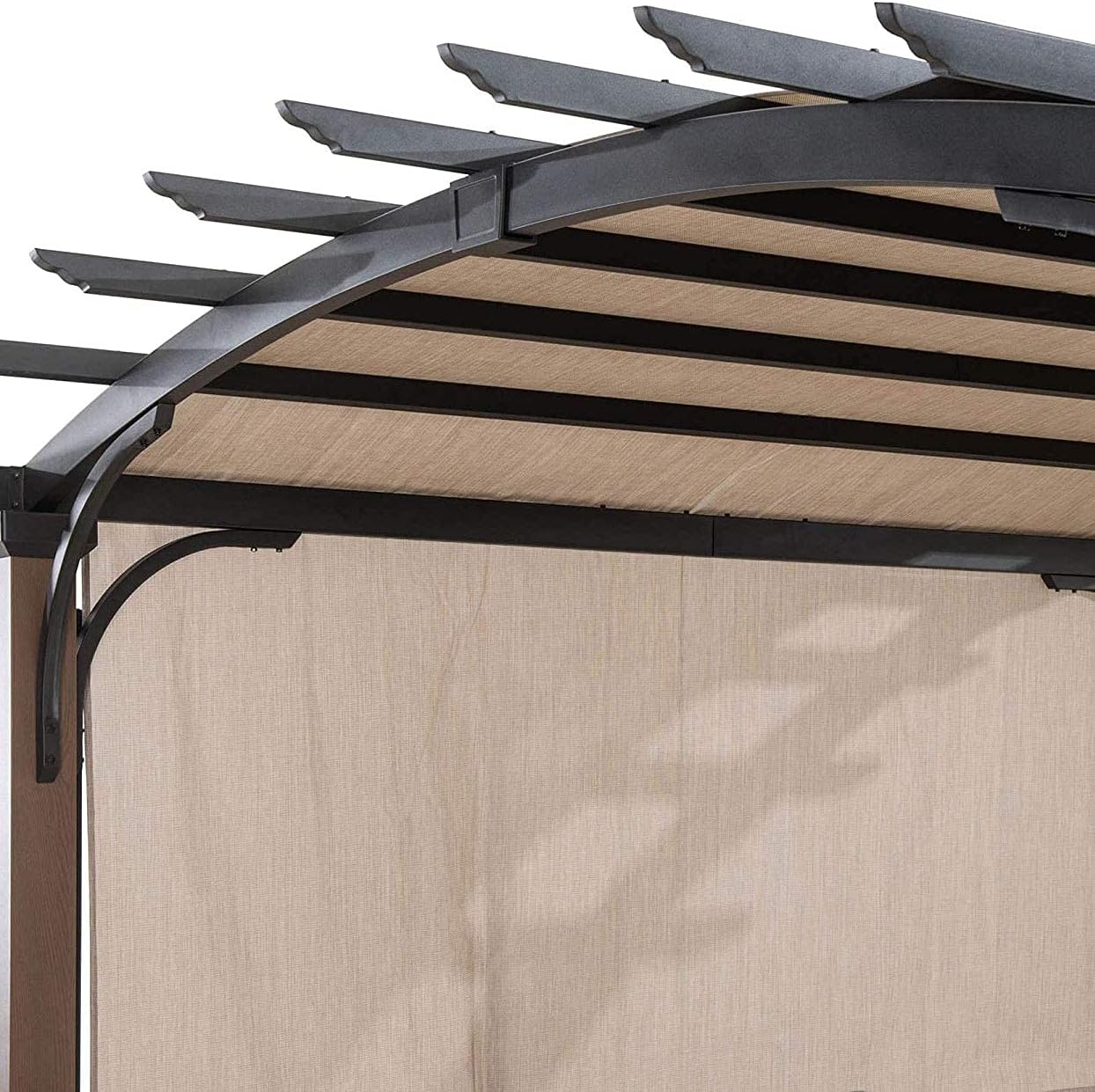 Ontheway Replacement Sling Canopy for for A+R Freestanding Pergola Sold at Lowe's,10x10ft #L-PG152PST-B (Size: 200' (L) x 103' (W)) Beige