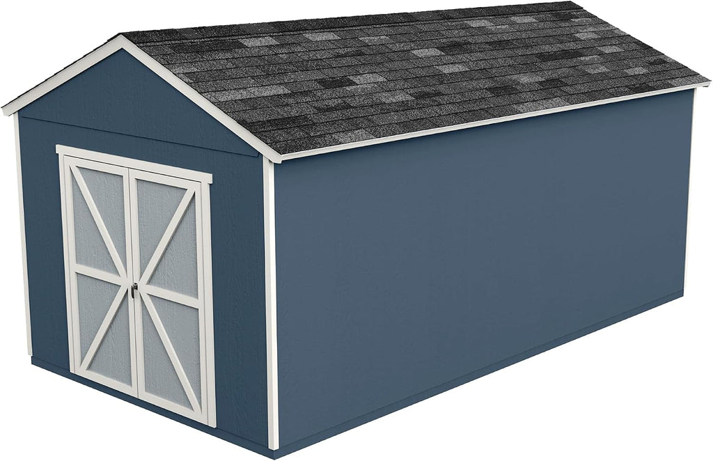 Handy Home Products Rookwood 10x18 Do-It-Yourself Wooden Storage Shed- Does not Include Floor kit, Paint, or Roofing Shingles