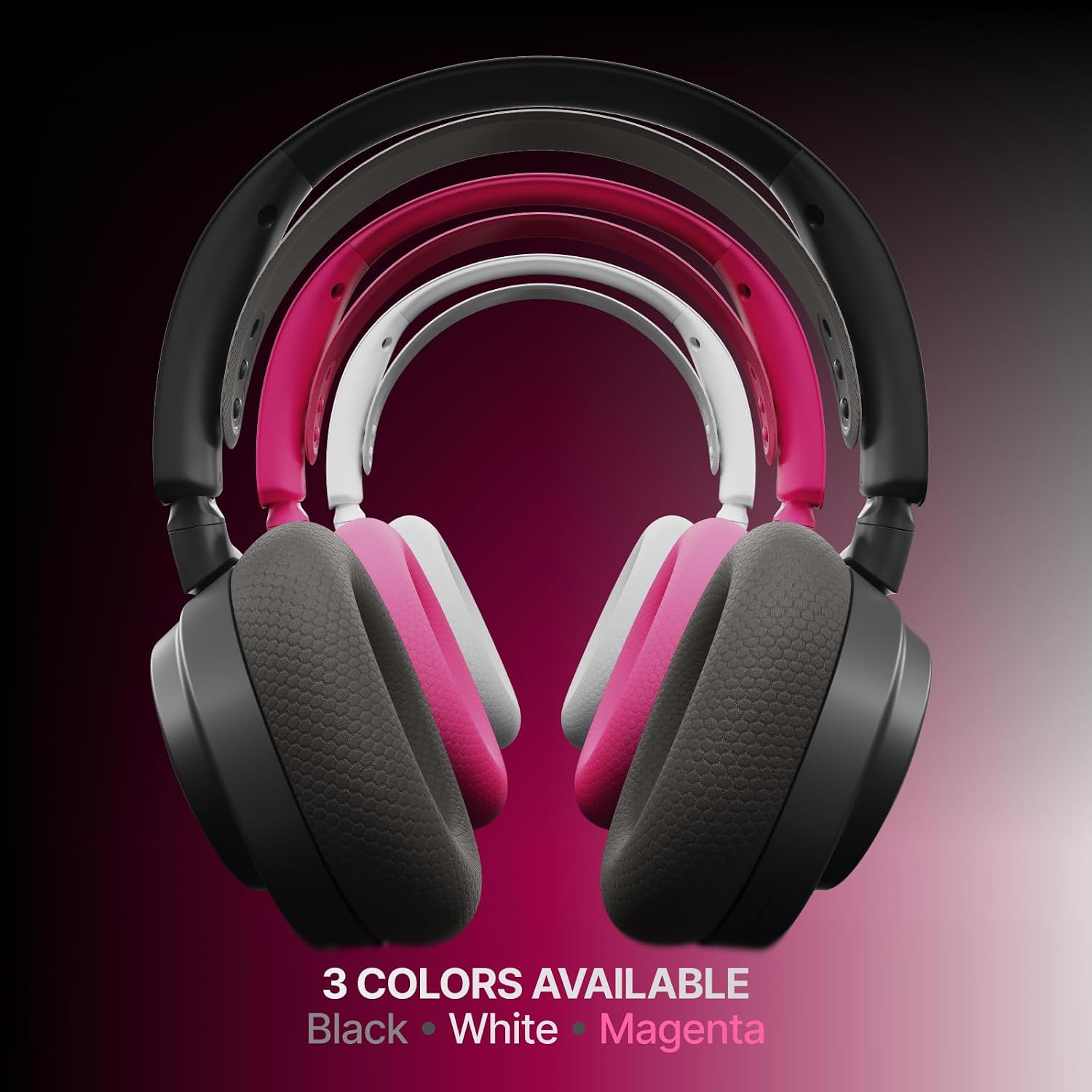 SteelSeries Arctis Nova 7P Wireless Gen 2 Gaming Headset - Real-Time App Control, 50+ HR Play, Neodymium Magnetic Drivers, Mix 2.4GHz/Bluetooth, PS5, PS4, PC, Switch 1/2, Mobile - White