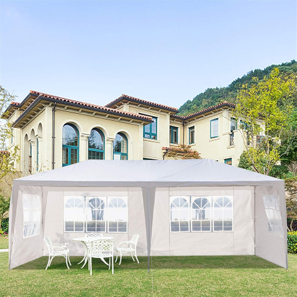 Outdoor Gazebo Canopy Wedding Party Tent Camping Shelter Commercial Instant Shelter Waterproof Tent with Removable Side Walls (Upgrade 10'x20' Four Sides)