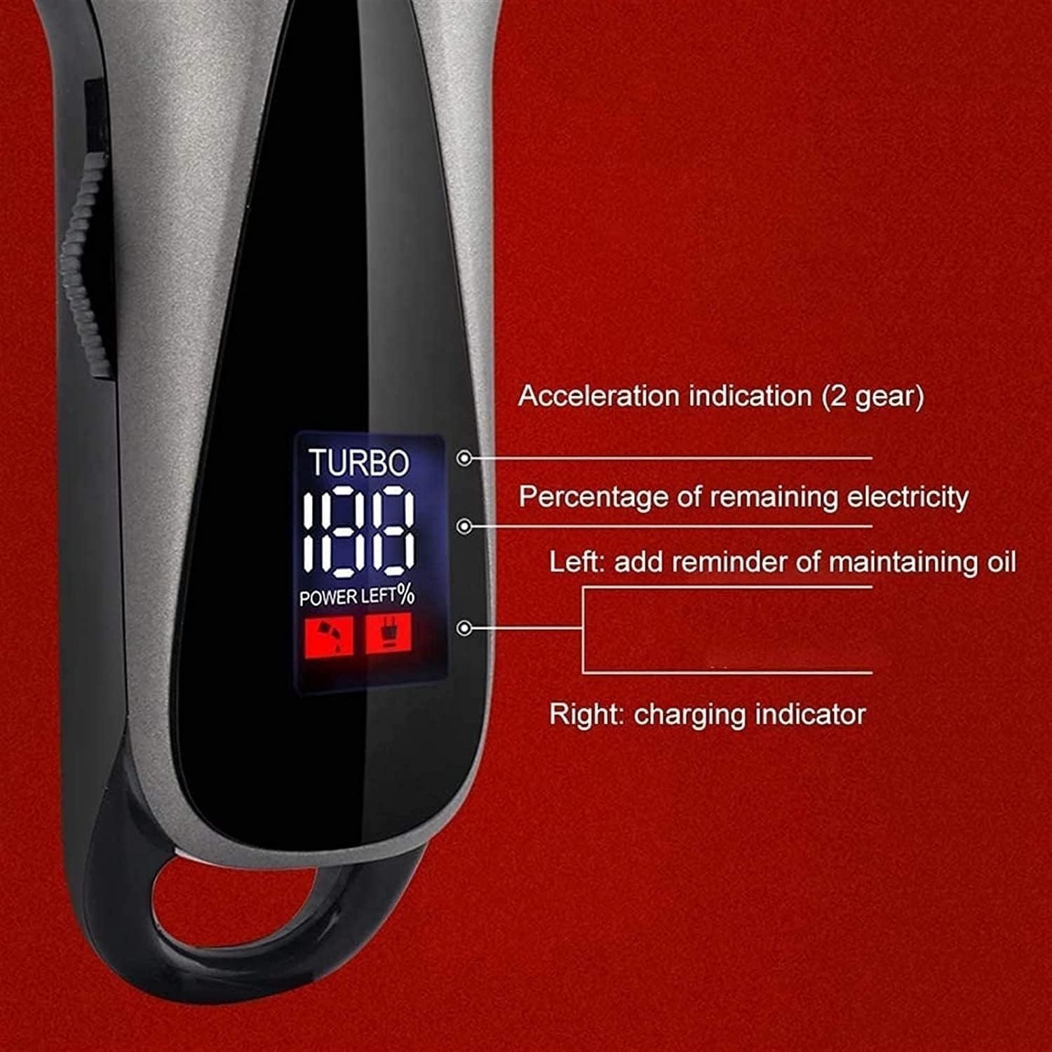 Hair Clippers for Men Cordless - Professional Hair Trimmer Men's Hair Clipper for Hair Cutting Electric Barber Clippers Fade Buzzer Haircut Machine Beard Shaver Men's Grooming Kits with Guard