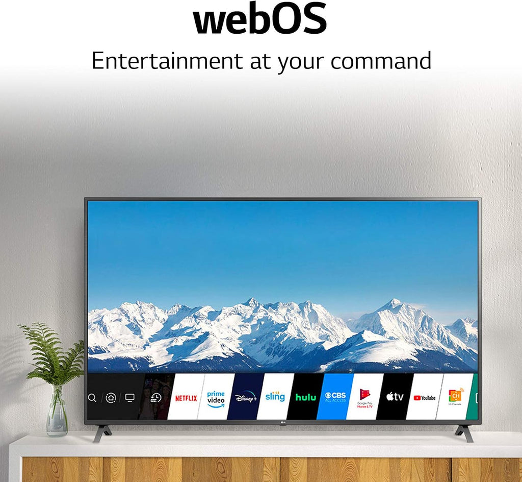 LG UN73 Series 43' Alexa Built-in, 4K UHD IPS Smart TV, Bluetooth Surround Ready, Apple Airplay 2, webOS with Magic Remote (43UN7300PUF, 2020)