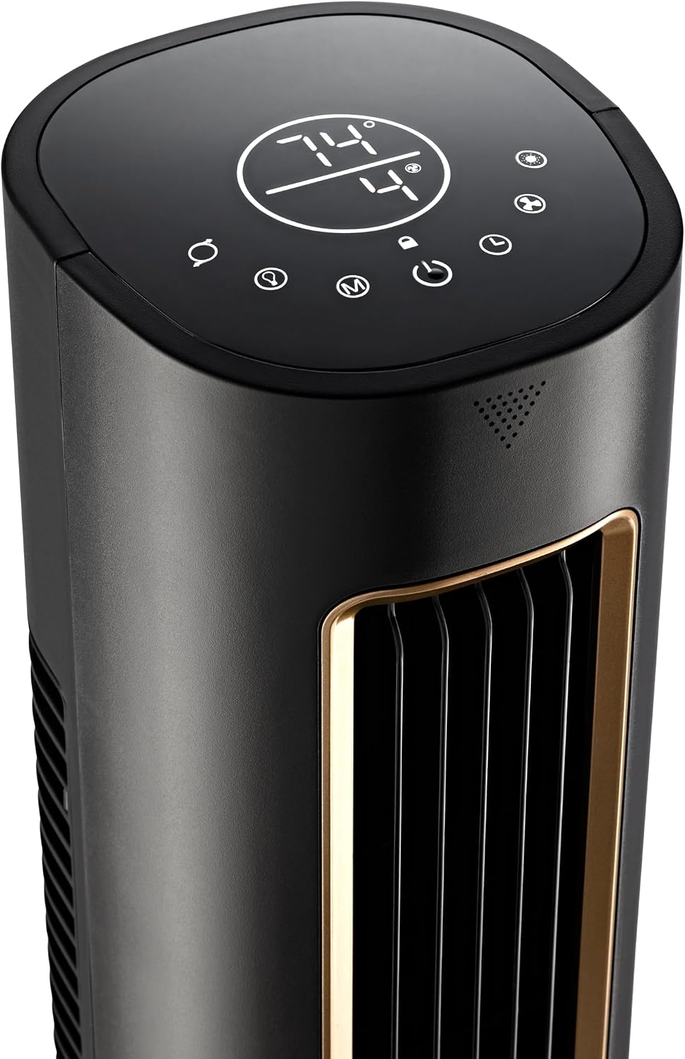 Lasko Pinnacle 40' Tower Fans for Home, 32 ft/s Airflow, Quiet 24dB, 90° Oscillation, Standing Fan for Bedroom with 24 Hour Timer, DC Motor, Air Filter for Hair & Dust, Night Light, Remote, DST100