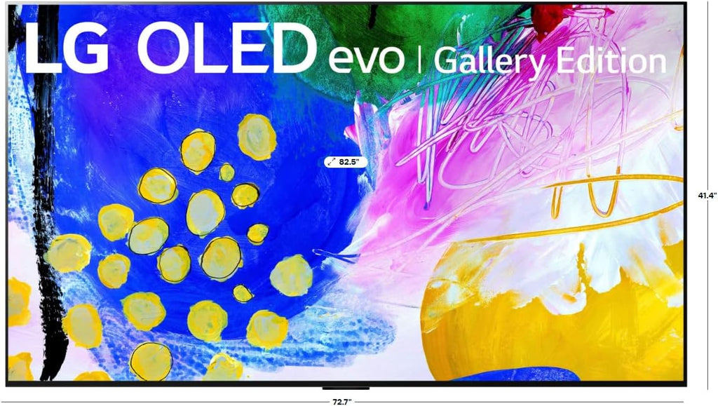 LG OLED Evo G2 Series 83â€ Alexa Built-in 4k Smart TV (3840 x 2160), 120Hz Refresh Rate, AI-Powered 4K, Dolby Cinema, WiSA Ready, Cloud Gaming (OLED83G2PUA, 2022)