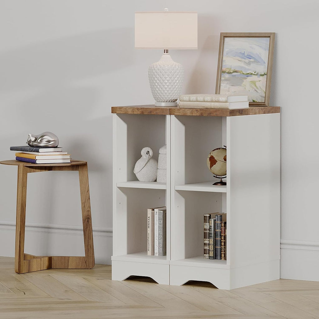 WAMPAT 3-in-1 Modern Farmhouse TV Stand for up to 95' TV, 25.6' H Wood Entertainment Center with Sliding Barn Door and Adjustable Media Storage Shelf for Living Room, Antique White