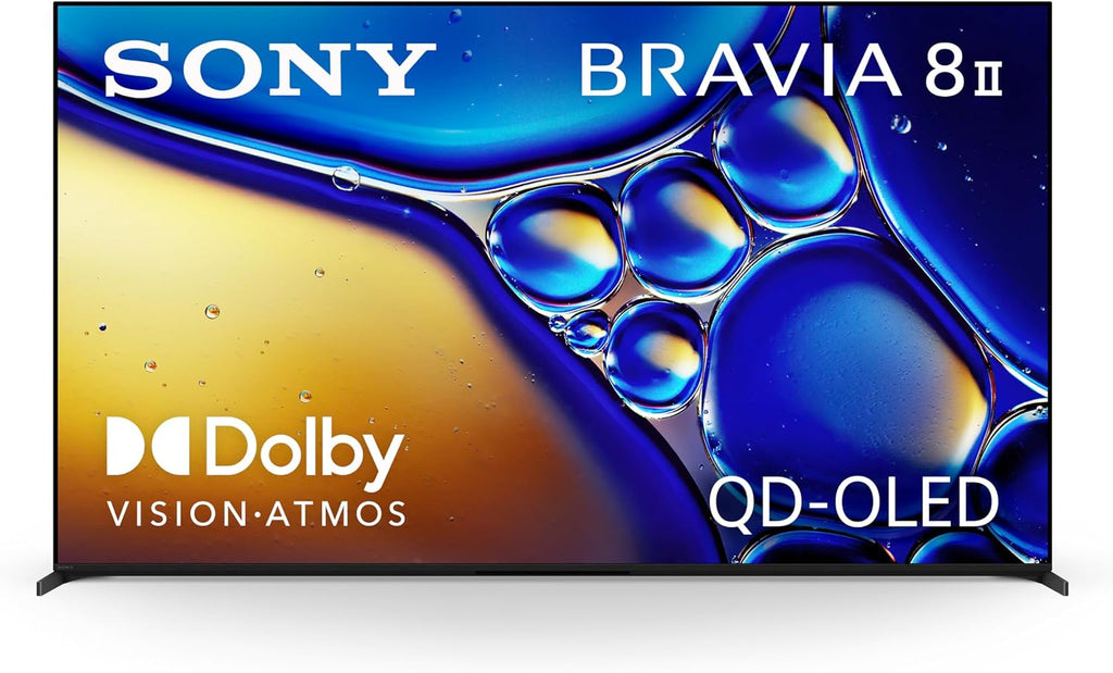 Sony K55XR80M2 55 Inch Bravia 8 QD-OLED 4K HDR Google TV with a HT-A8000 BRAVIA Theater Bar Soundbar (2025)