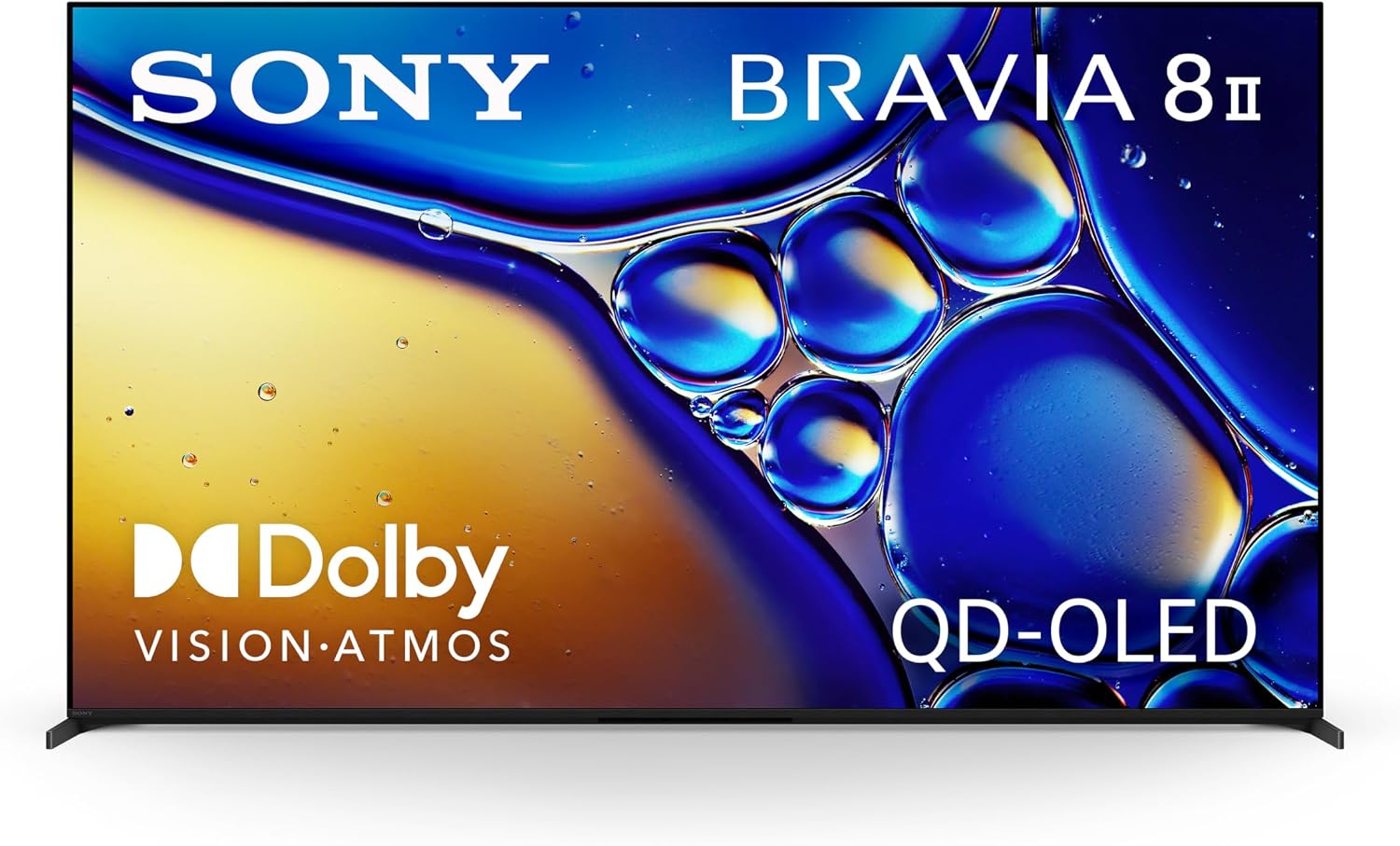 Sony K55XR80M2 55 Inch Bravia 8 QD-OLED 4K HDR Google TV with a HT-A8000 BRAVIA Theater Bar Soundbar (2025)