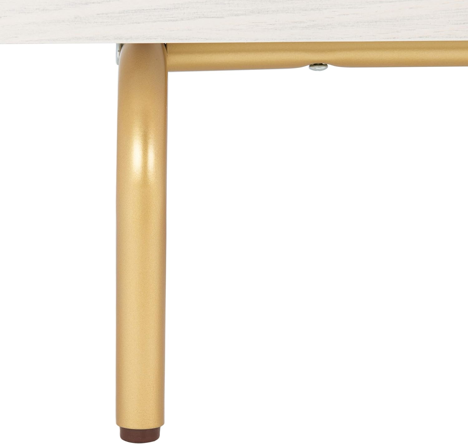 SAFAVIEH Genevieve TV Stand for up to 65' Flatscreen – White & White Washed Finish, Mid-Century Modern Storage Cabinet, Entertainment Media Console (MED5000C)