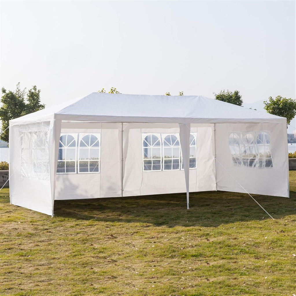 Outdoor Gazebo Canopy Wedding Party Tent Camping Shelter Commercial Instant Shelter Waterproof Tent with Removable Side Walls (Upgrade 10'x20' Four Sides)